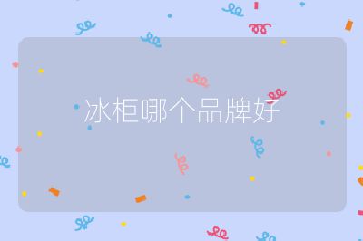 冰柜哪个品牌好