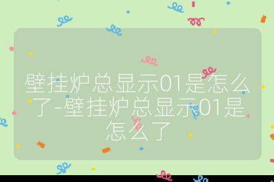 壁挂炉总显示01是怎么了-壁挂炉总显示01是怎么了