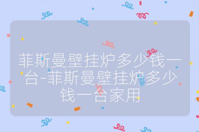 菲斯曼壁挂炉多少钱一台-菲斯曼壁挂炉多少钱一台家用