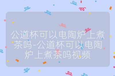 公道杯可以电陶炉上煮茶吗-公道杯可以电陶炉上煮茶吗视频