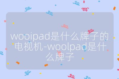 wooipad是什么牌子的电视机-woolpad是什么牌子
