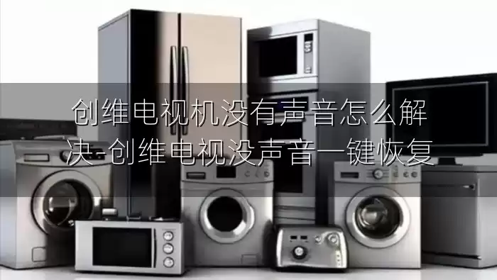 创维电视机没有声音怎么解决-创维电视没声音一键恢复