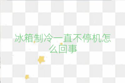 冰箱制冷一直不停机怎么回事