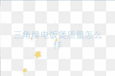 三角牌电饭煲质量怎么样