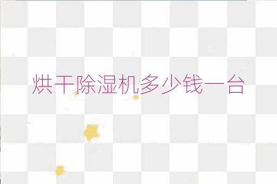 烘干除湿机多少钱一台