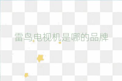 雷鸟电视机是哪的品牌
