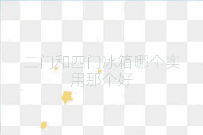 二门和四门冰箱哪个实用那个好
