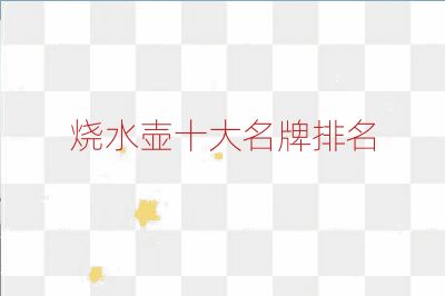 烧水壶十大名牌排名