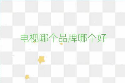 电视哪个品牌哪个好