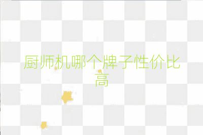 厨师机哪个牌子性价比高