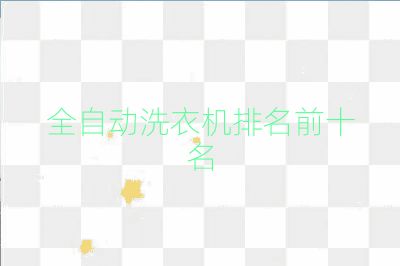 全自动洗衣机排名前十名