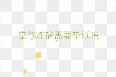 空气炸锅需要垫纸吗