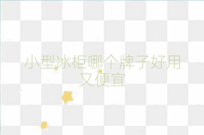 小型冰柜哪个牌子好用又便宜