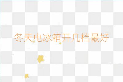 冬天电冰箱开几档最好