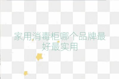 家用消毒柜哪个品牌最好最实用
