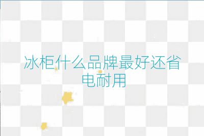 冰柜什么品牌最好还省电耐用